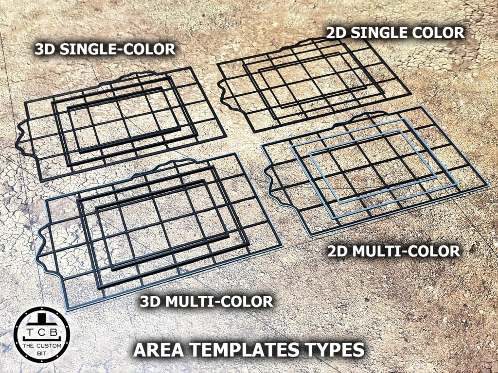Foldable Terrain Template 6"x4"