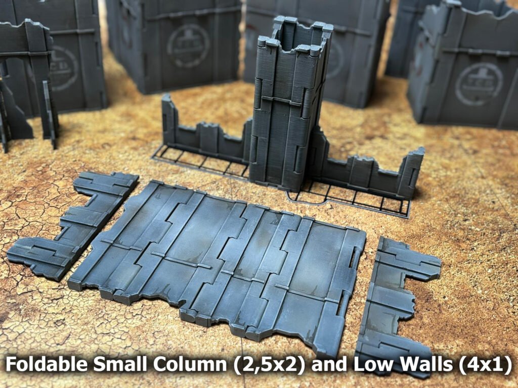 Foldable Column Terrain 2.5"x2"