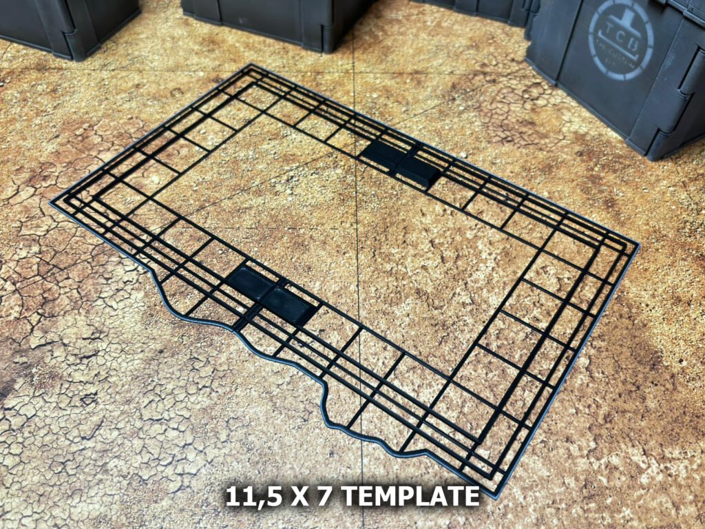 Foldable Terrain Template 11.5"x7"