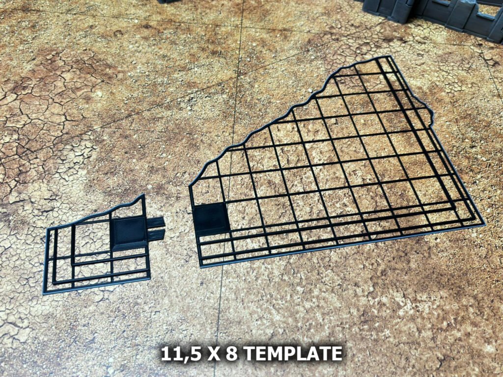 Foldable Terrain Template 11.5"x8"