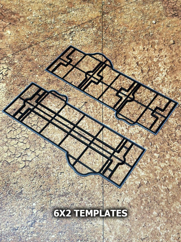 Foldable Terrain Template 6"x2"